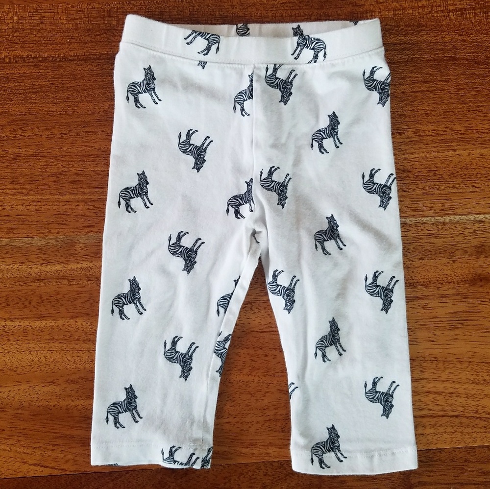 Old Navy zebra leggings little girls